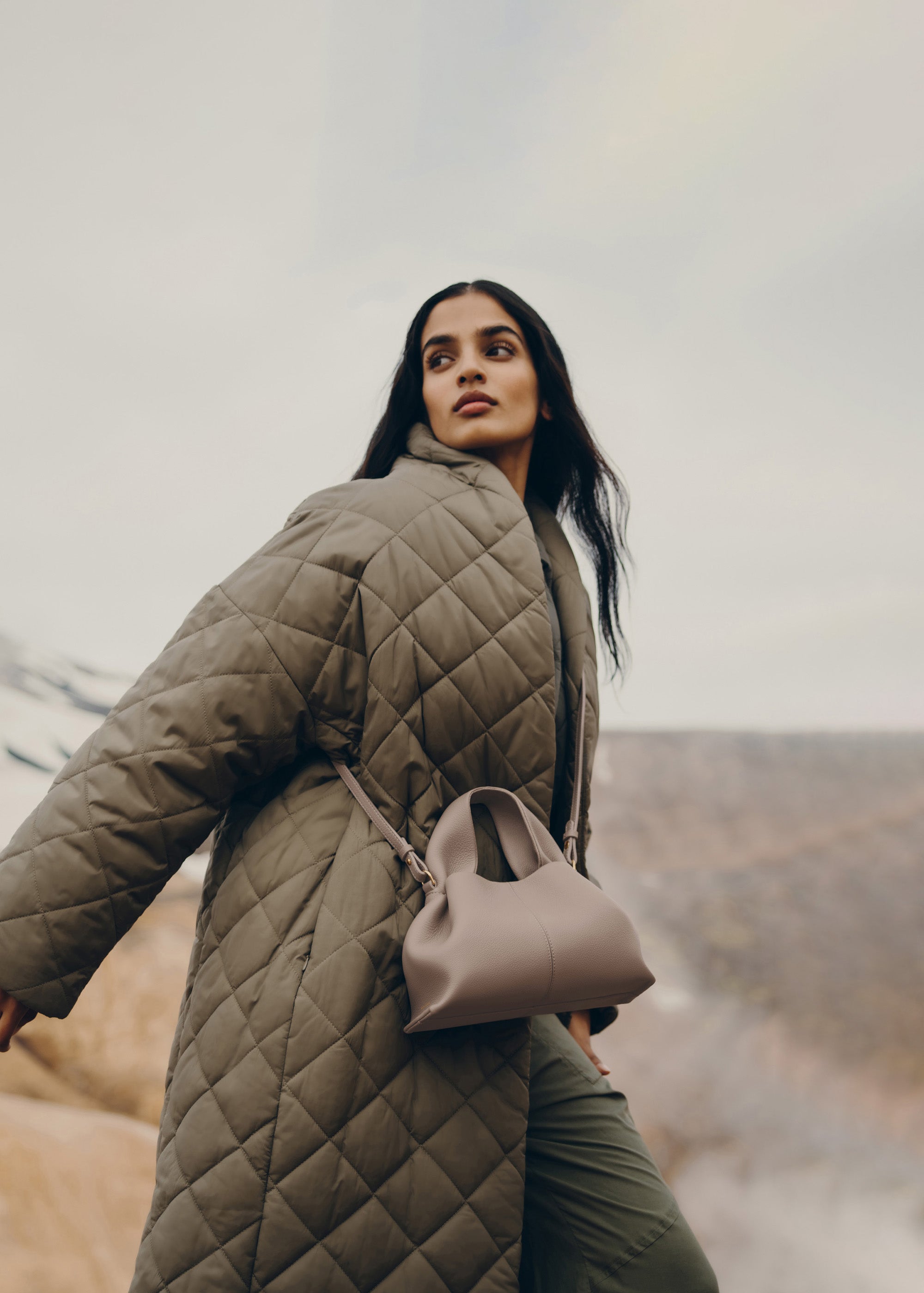 Maëlle Mini - Textured Taupe