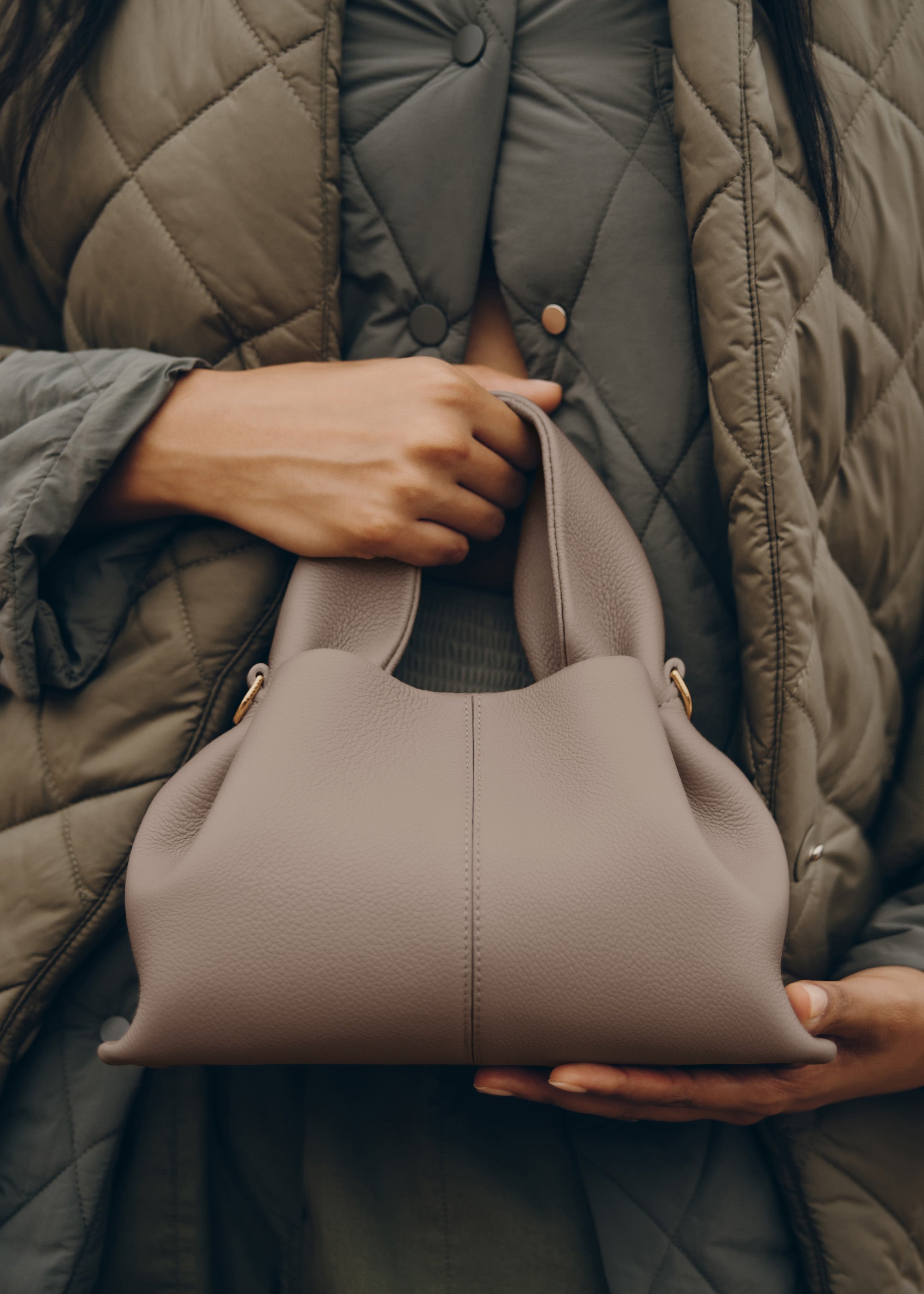 Maëlle Mini - Textured Taupe