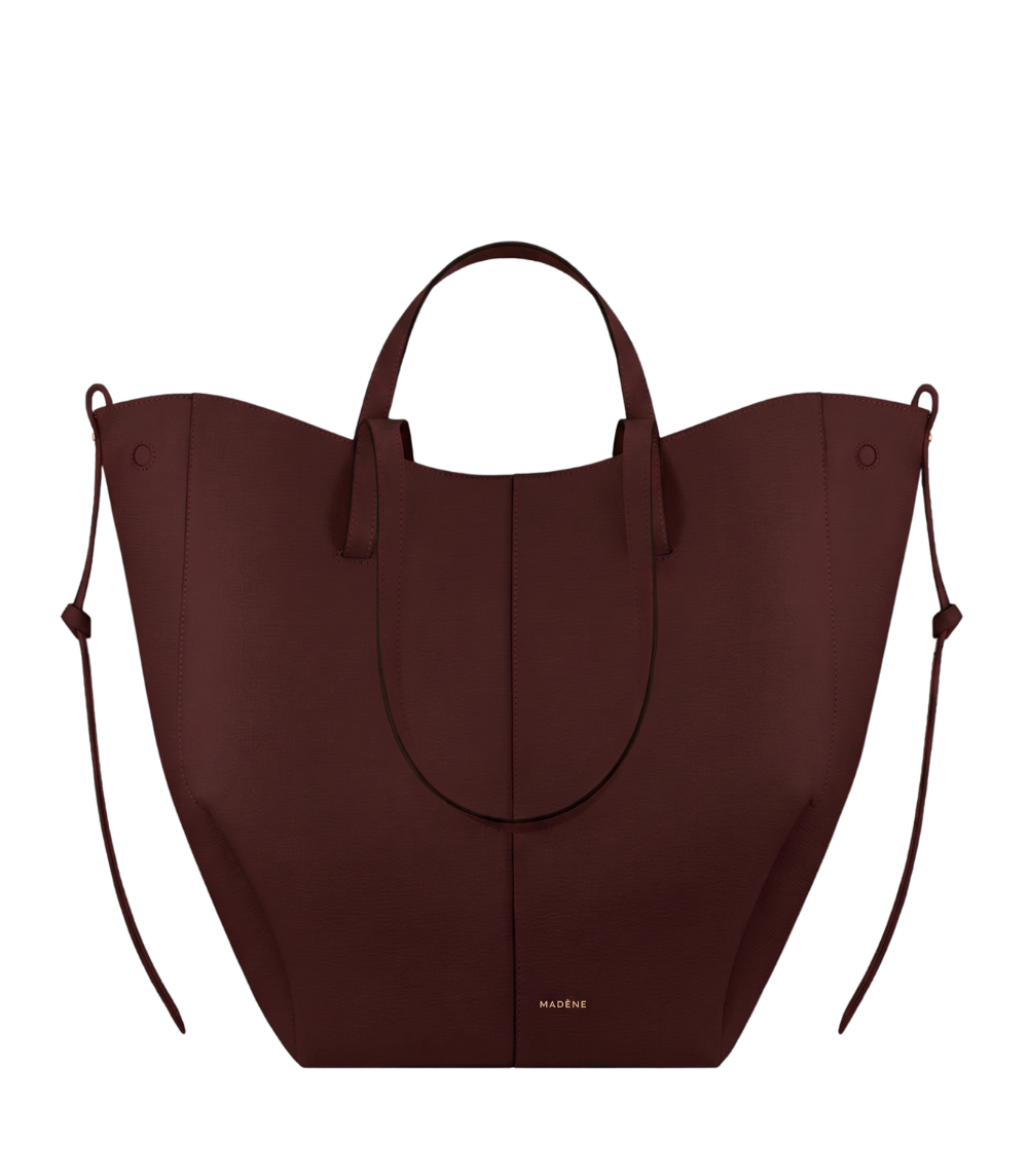 Aveline Tote - Textured Black Cherry