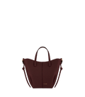 Aveline Tote Nano - Textured Black Cherry