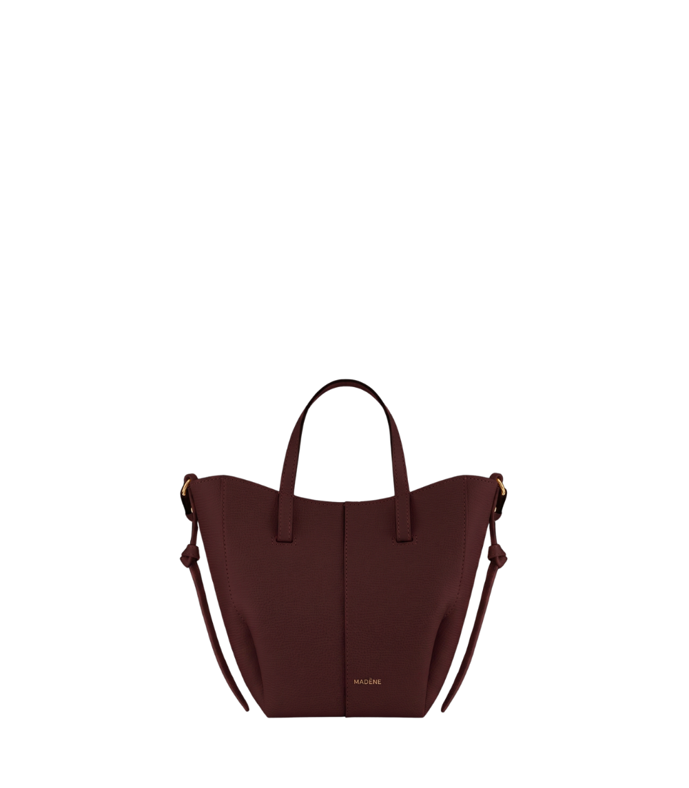 Aveline Tote Nano - Textured Black Cherry