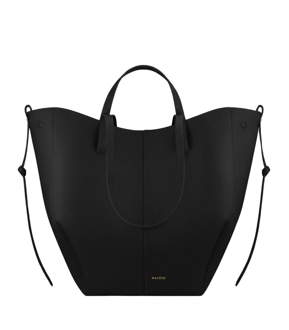 Aveline Tote — Black Grain