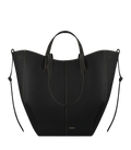 Aveline Tote — Black Grain Écru Stitch