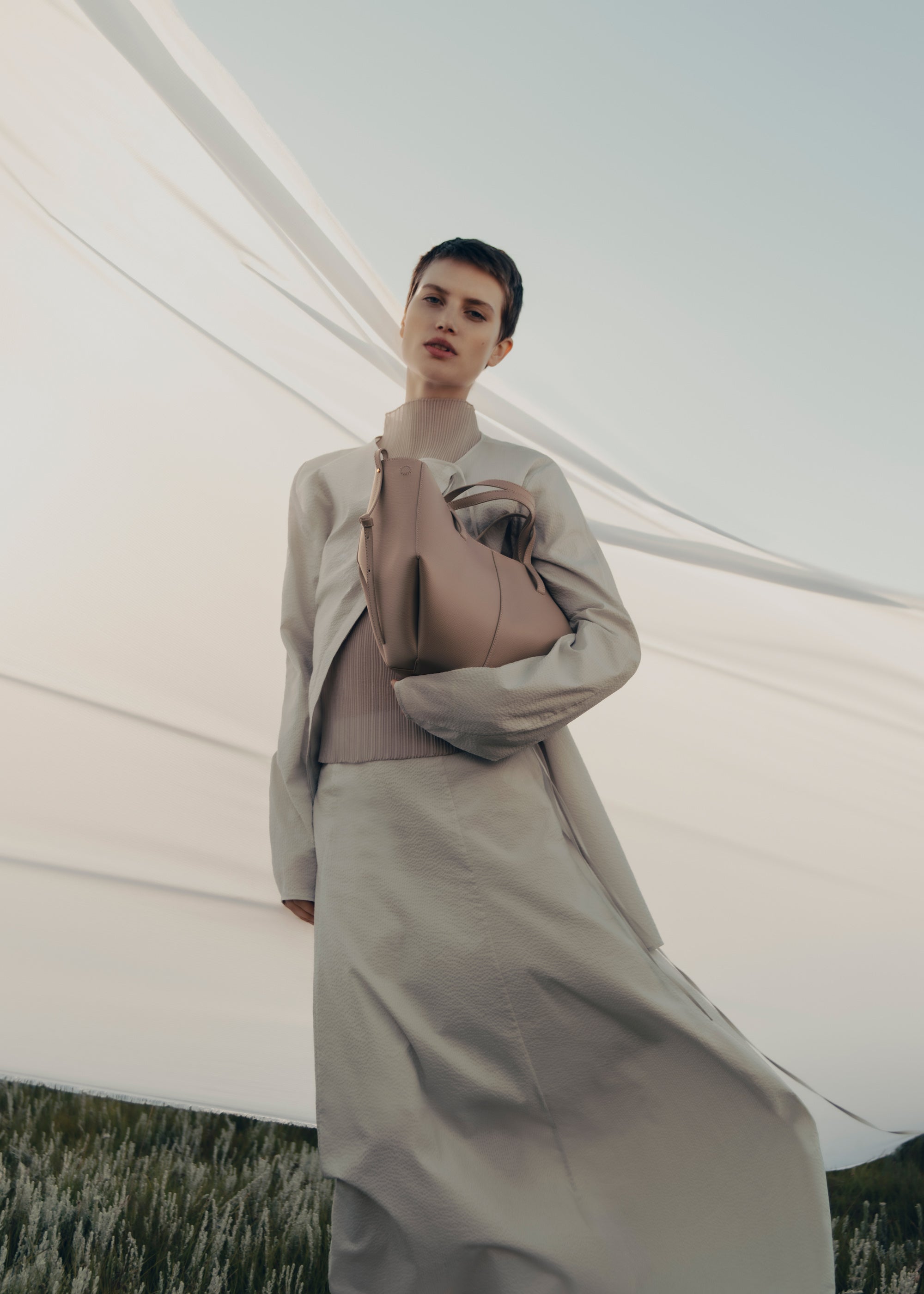 Aveline Mini - Textured Taupe