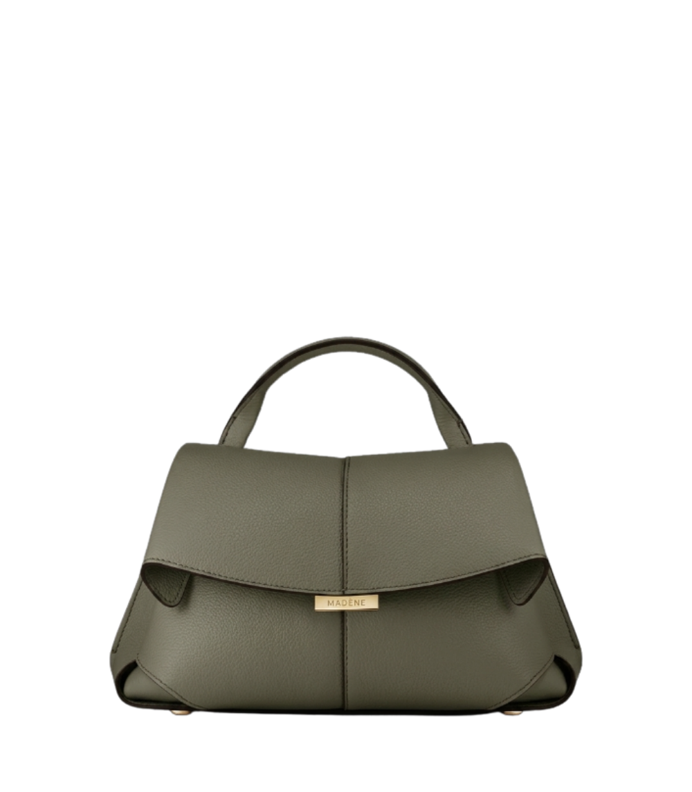 Solène Mini - Textured Smoky Green