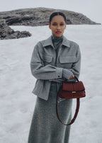 Solène Mini - Textured Black Cherry