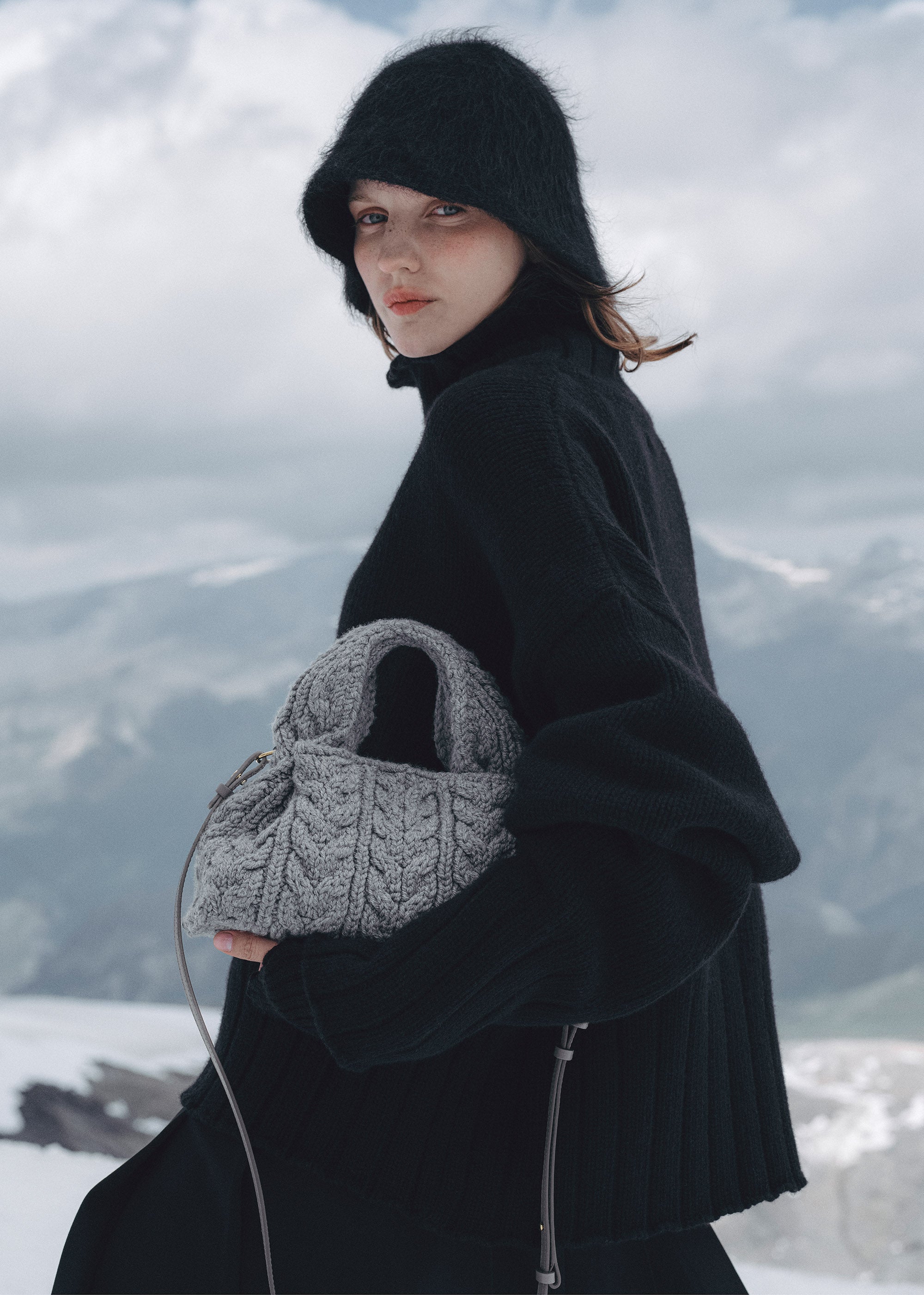 Maëlle Mini - Merino Stone