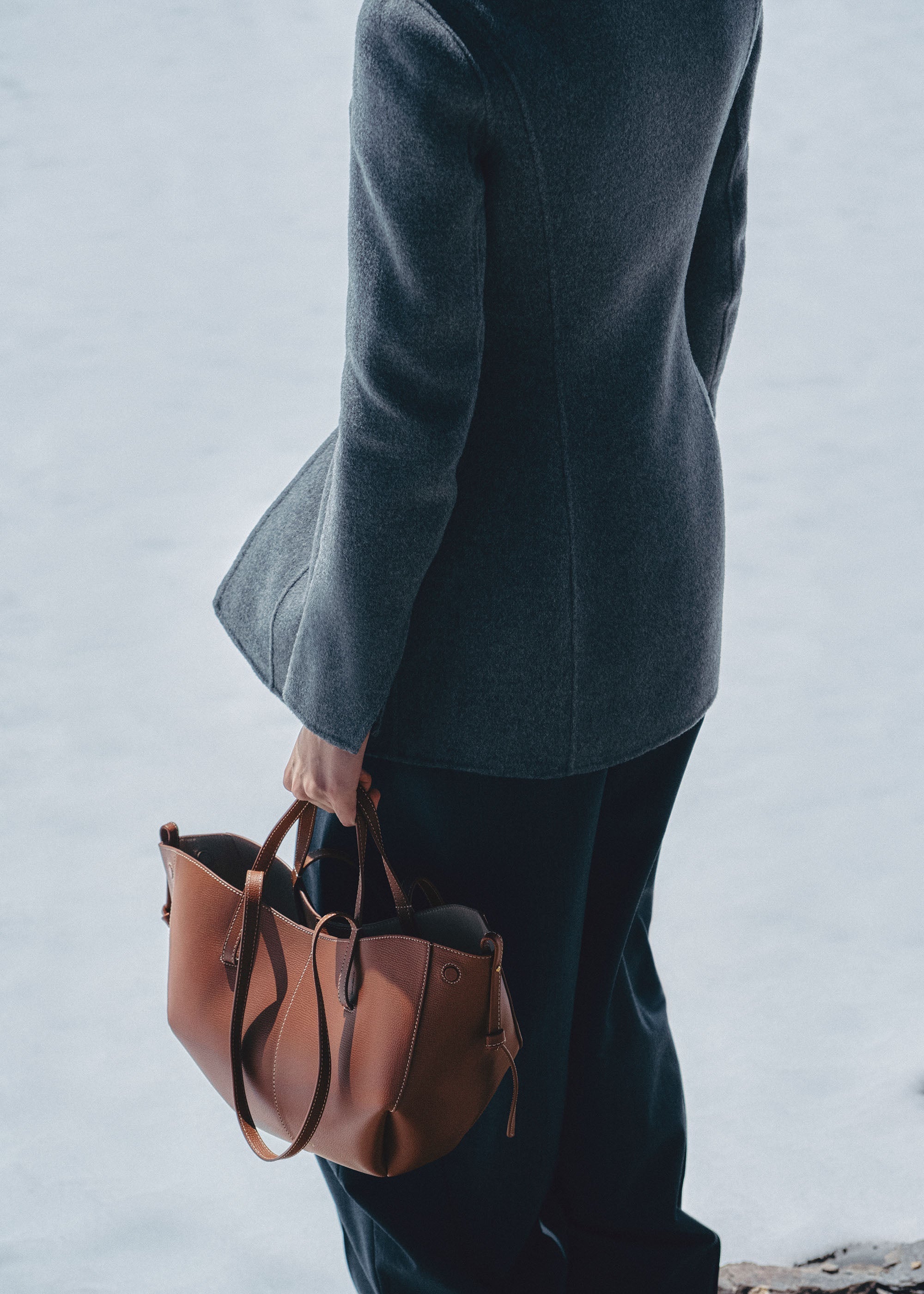 Aveline Mini - Textured Cognac