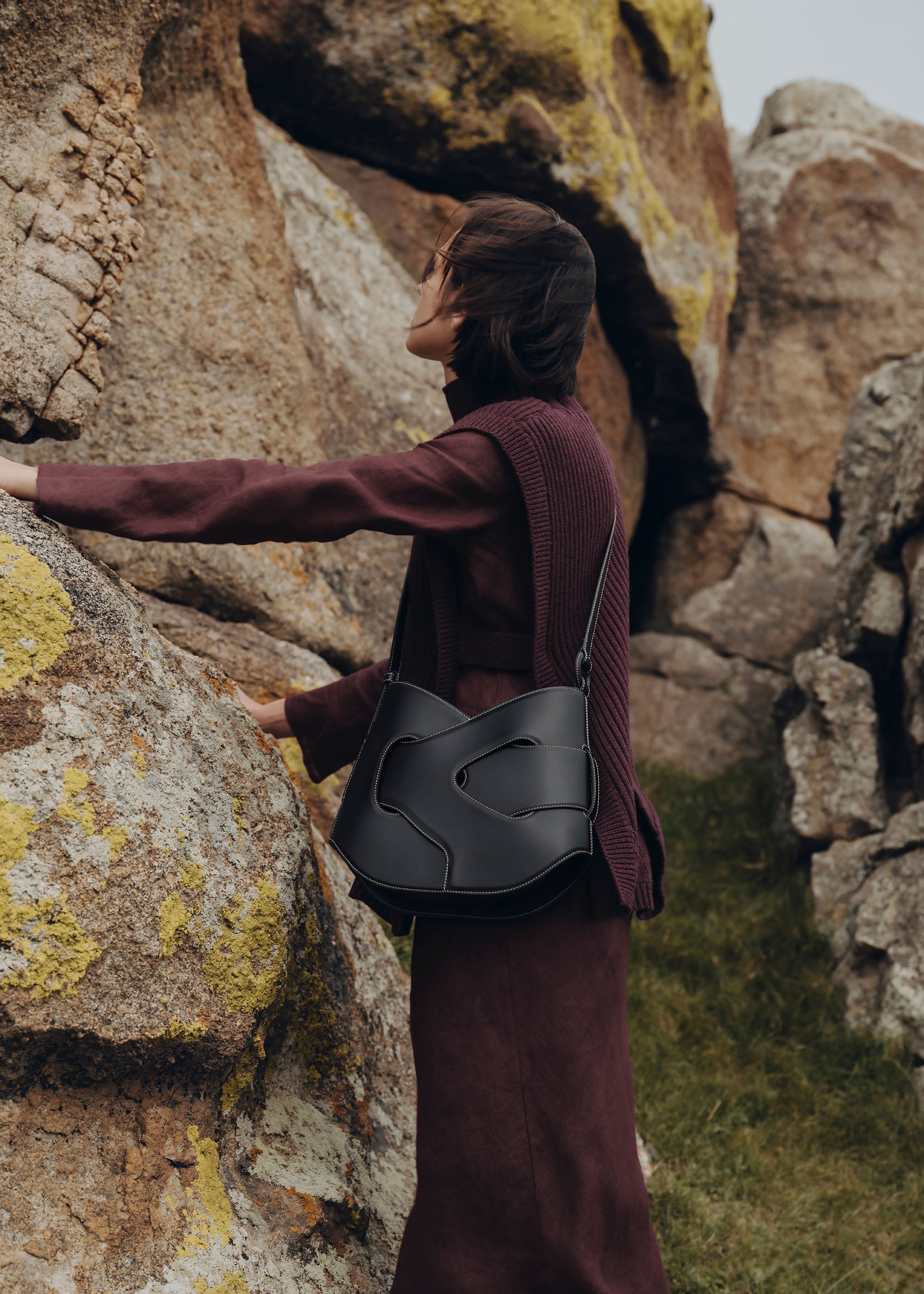 Évienne Hobo - Black Smooth
