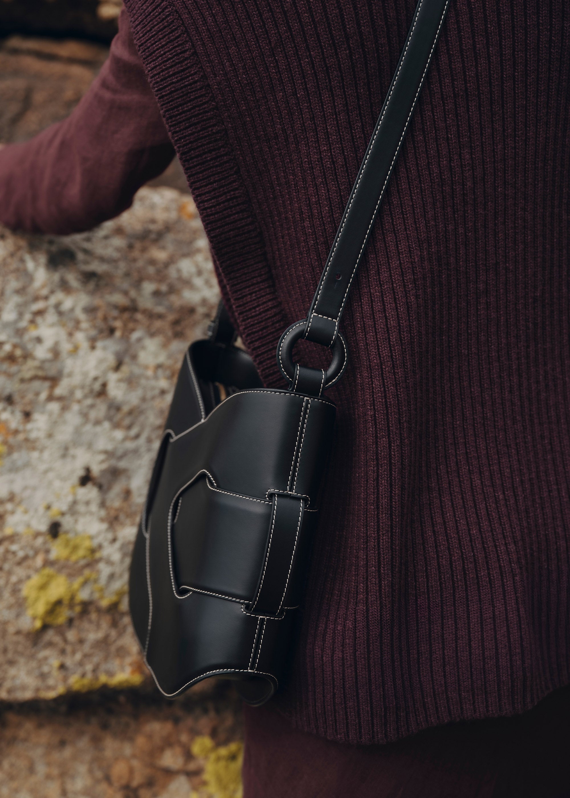 Évienne Hobo - Black Smooth
