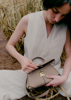 Solène Mini - Textured Taupe