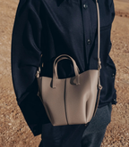 Aveline Tote Nano - Textured Taupe