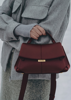 Solène Mini - Textured Black Cherry