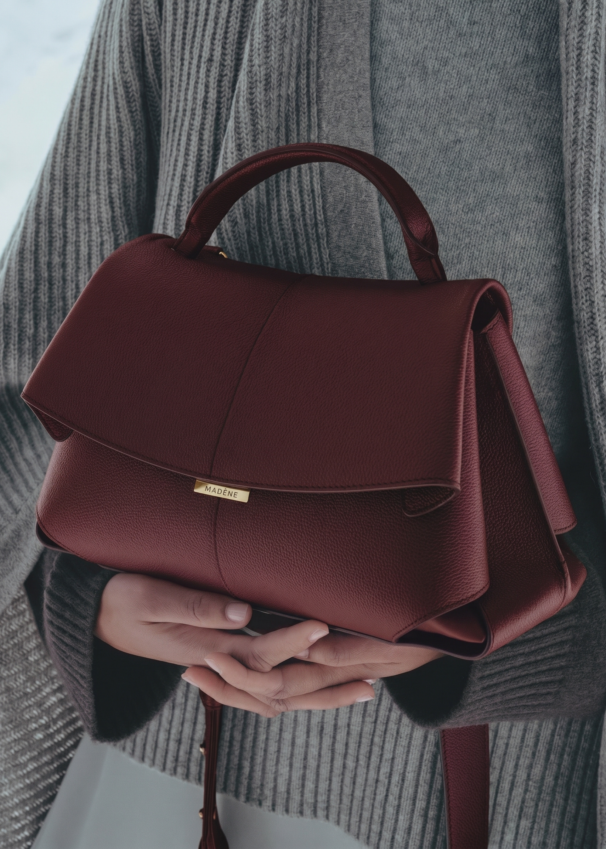 Solène - Textured Black Cherry