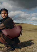 Aveline Mini - Textured Black Cherry