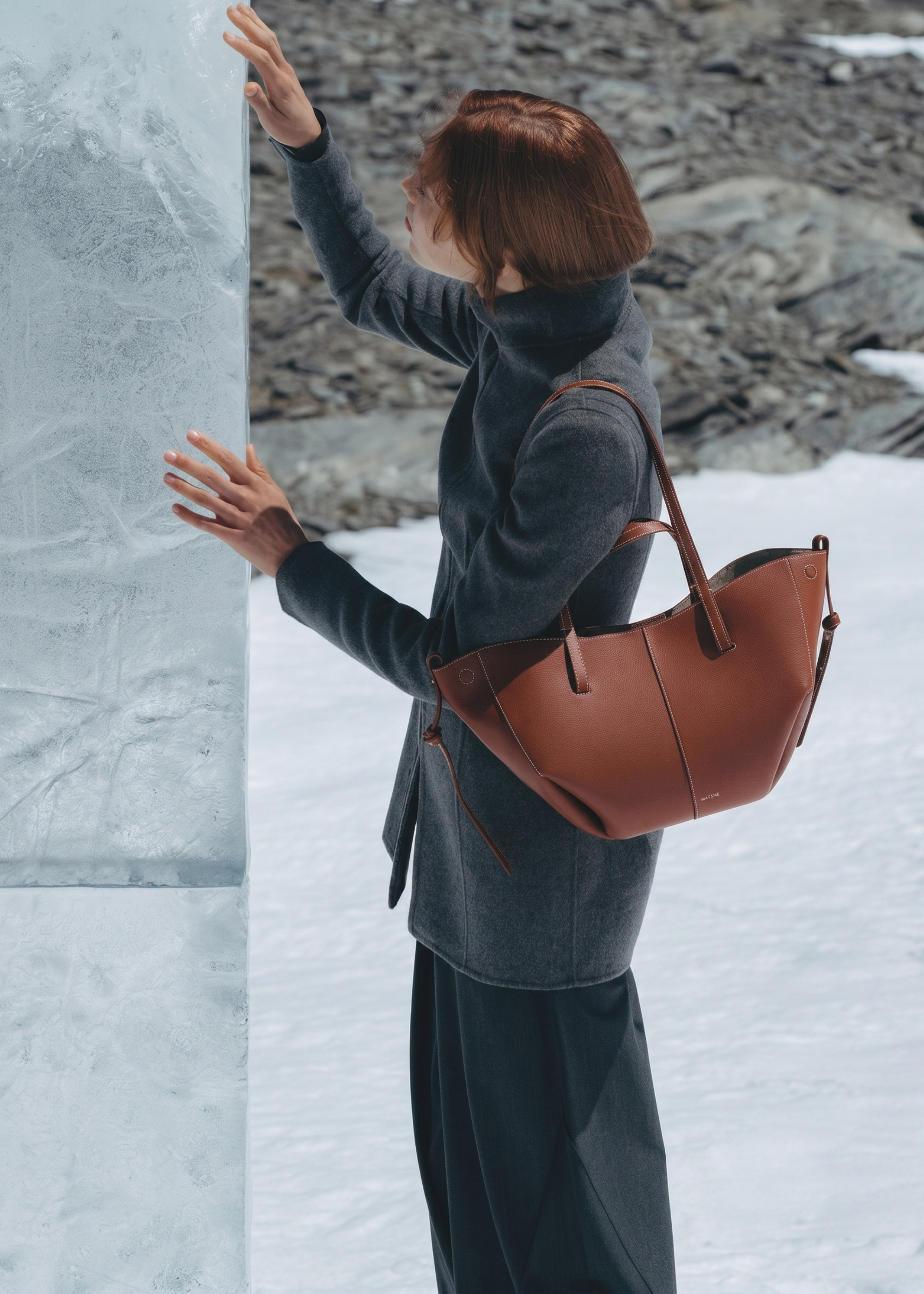 Aveline Mini - Textured Cognac
