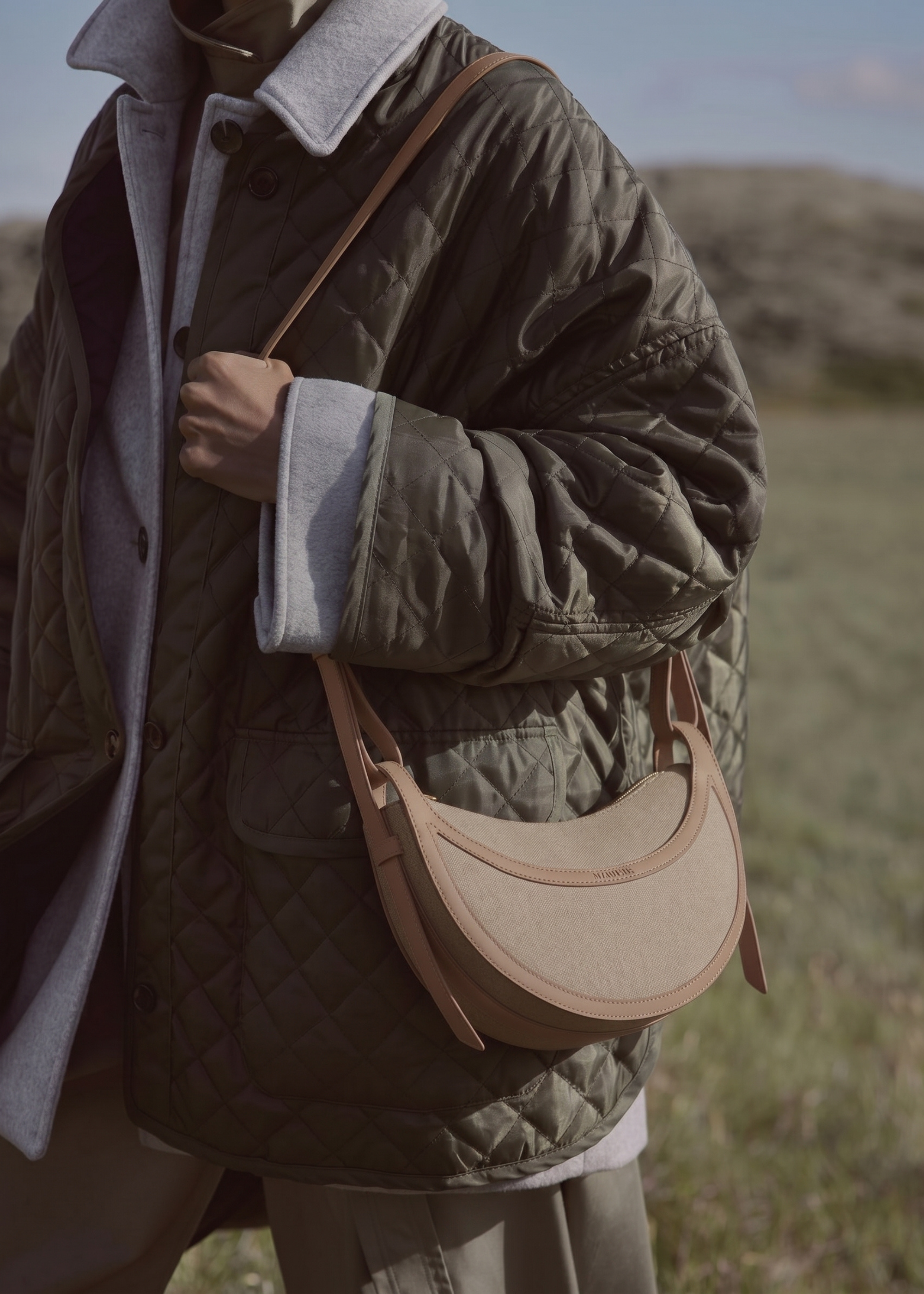 Vivienne - Duo Taupe Canvas