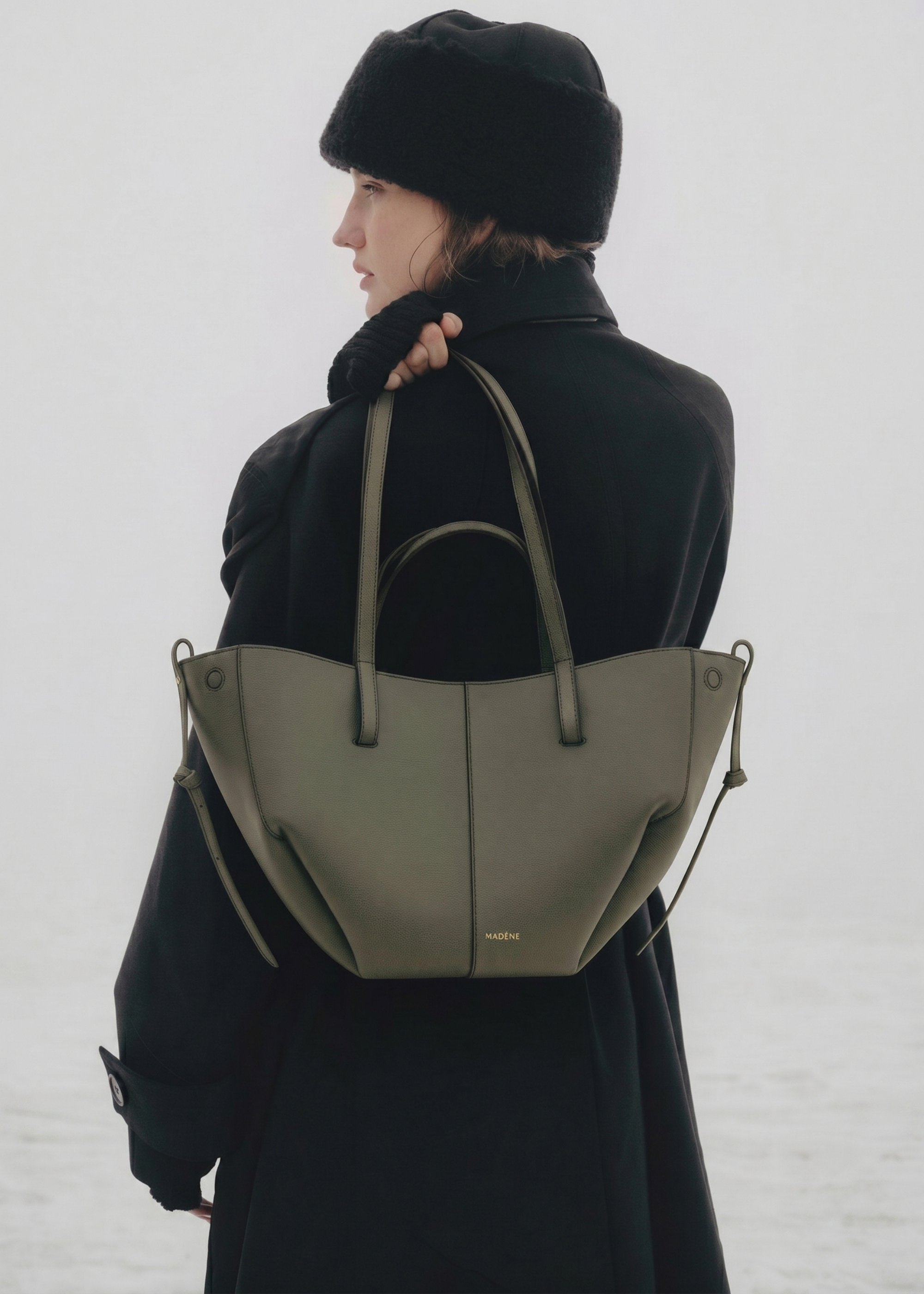 Aveline Mini - Textured Smoky Green