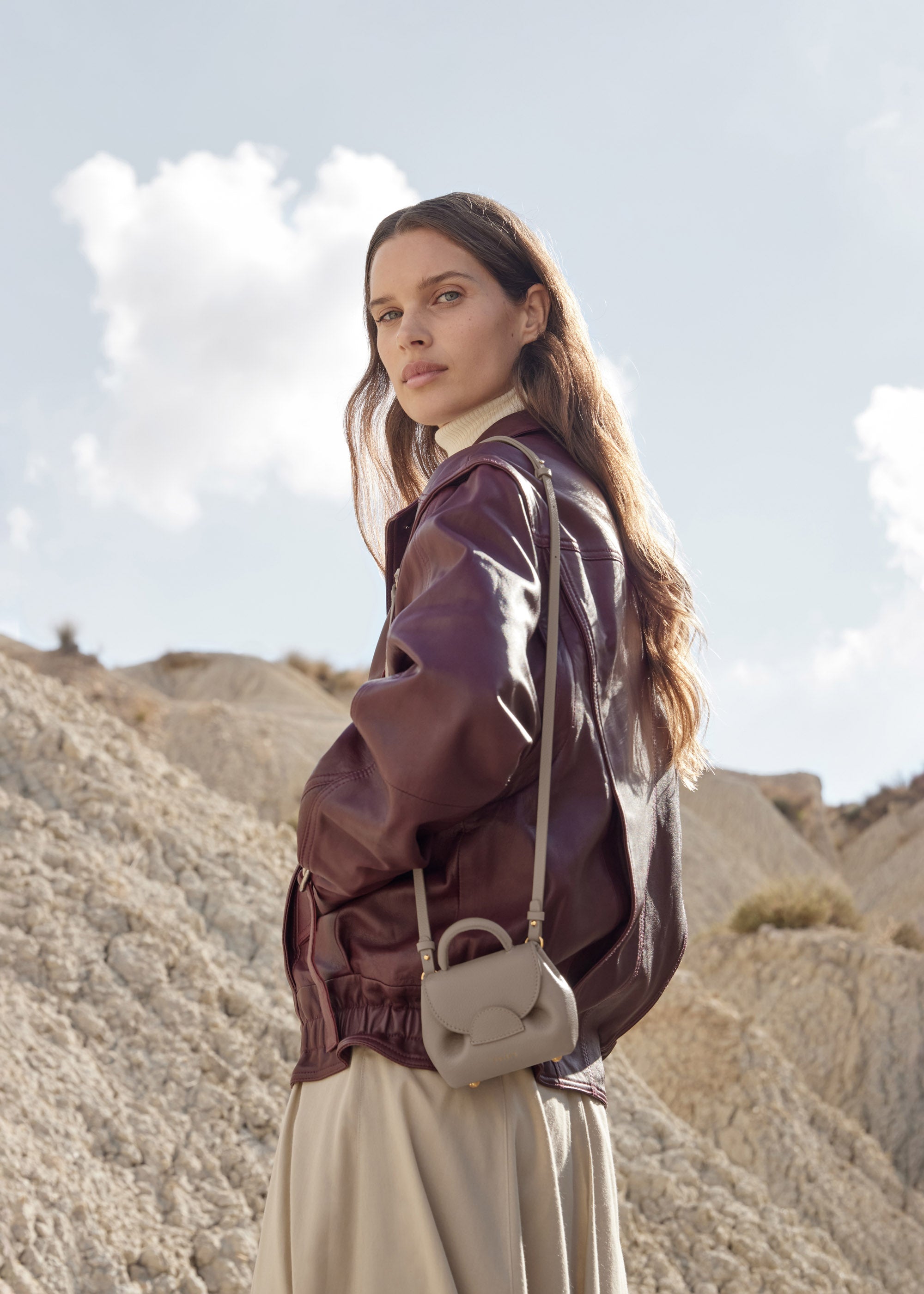 Camille Micro - Textured Taupe