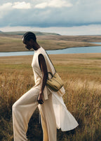 Aveline Tote Nano - Textured Smoky Olive
