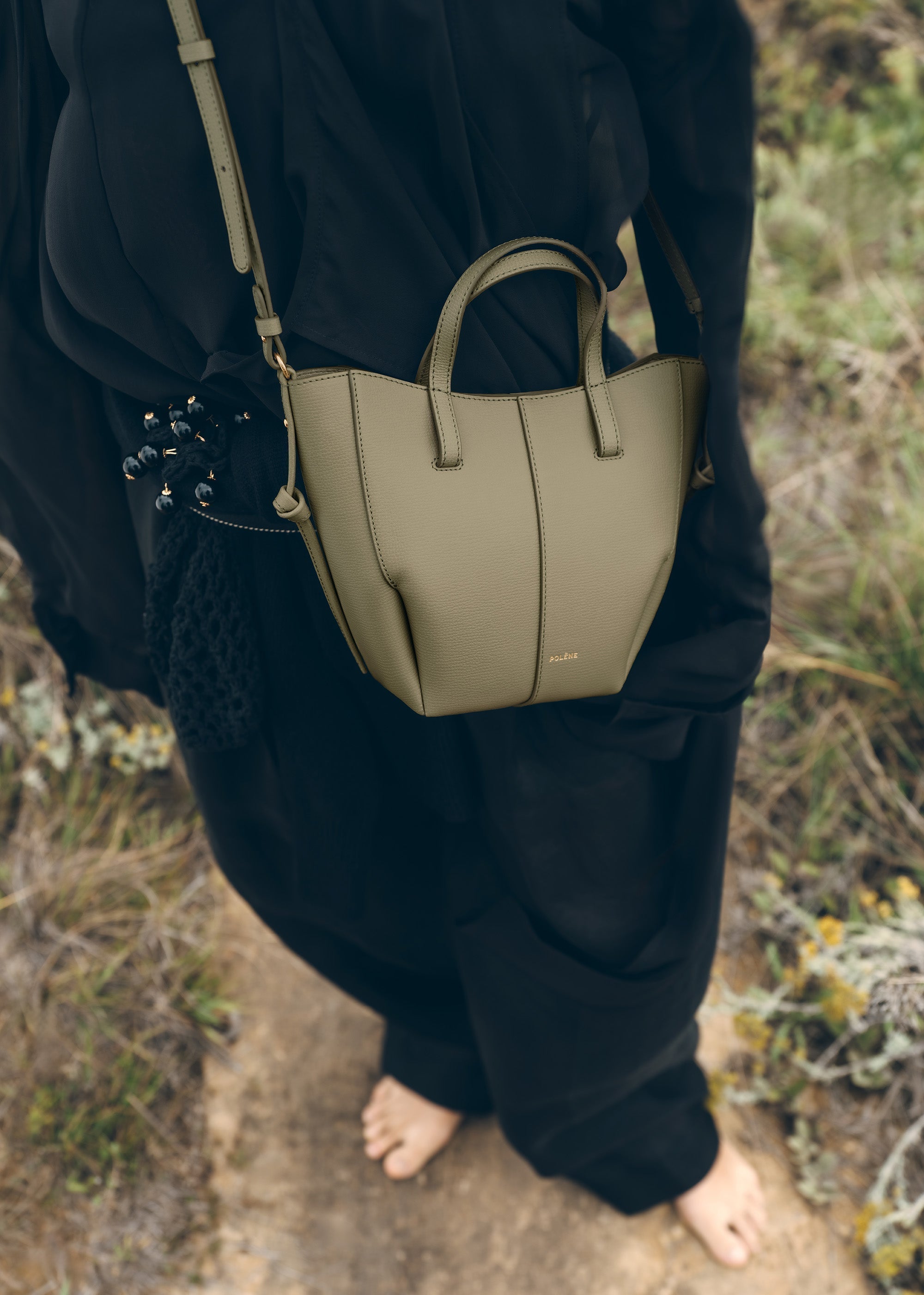 Aveline Tote Nano - Textured Linden