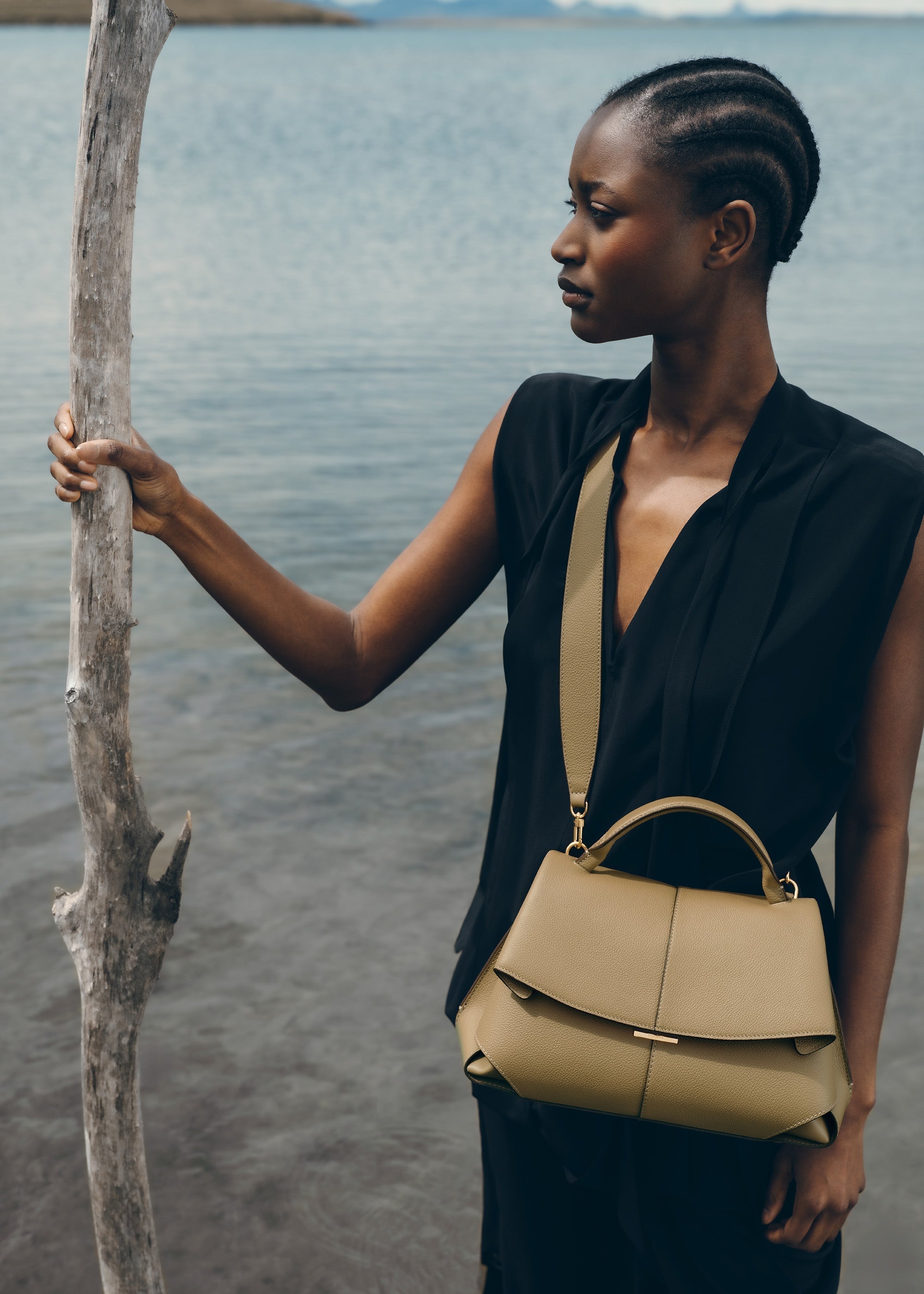 Solène - Textured Smoky Olive