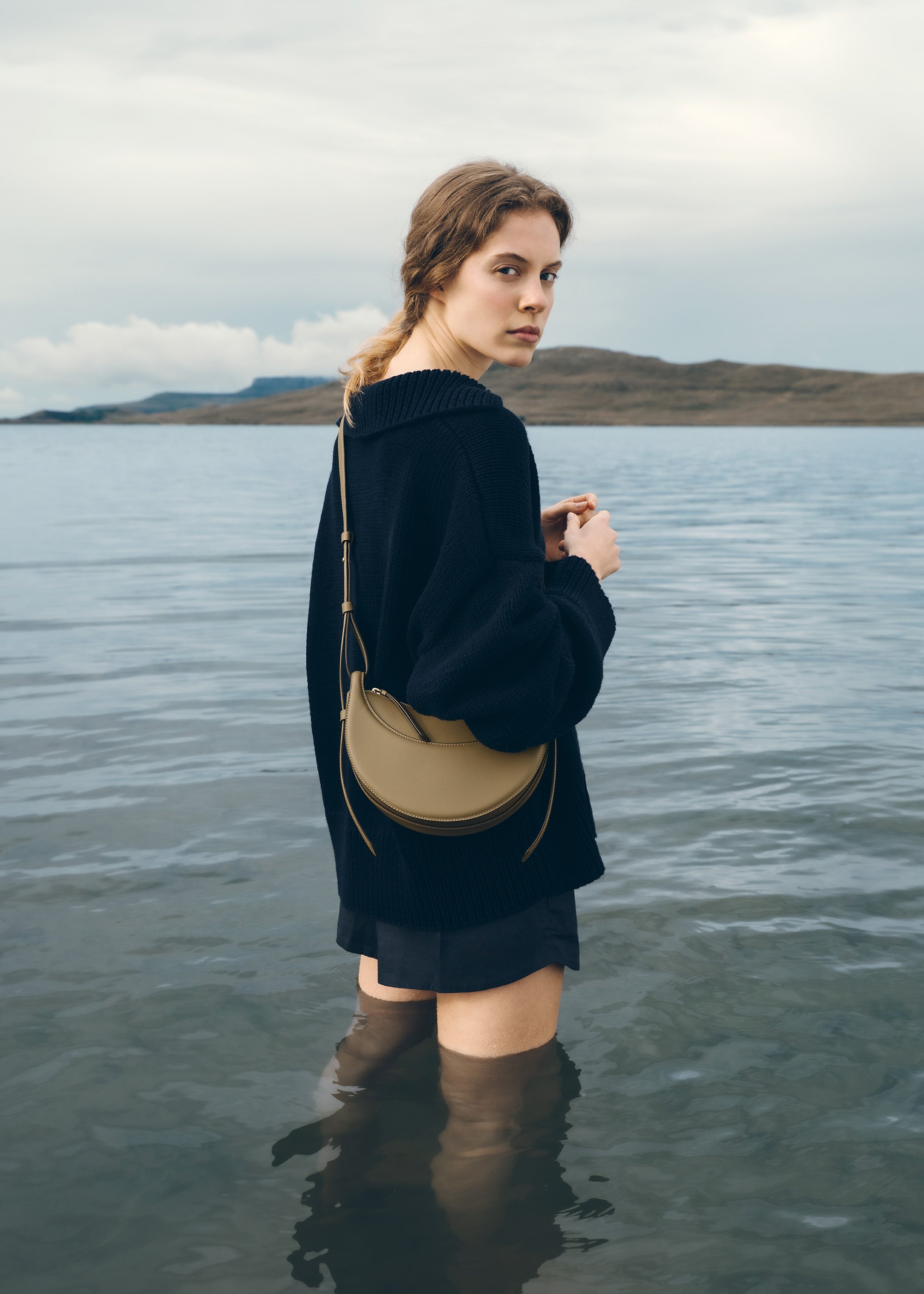 Vivienne - Textured Smoky Olive