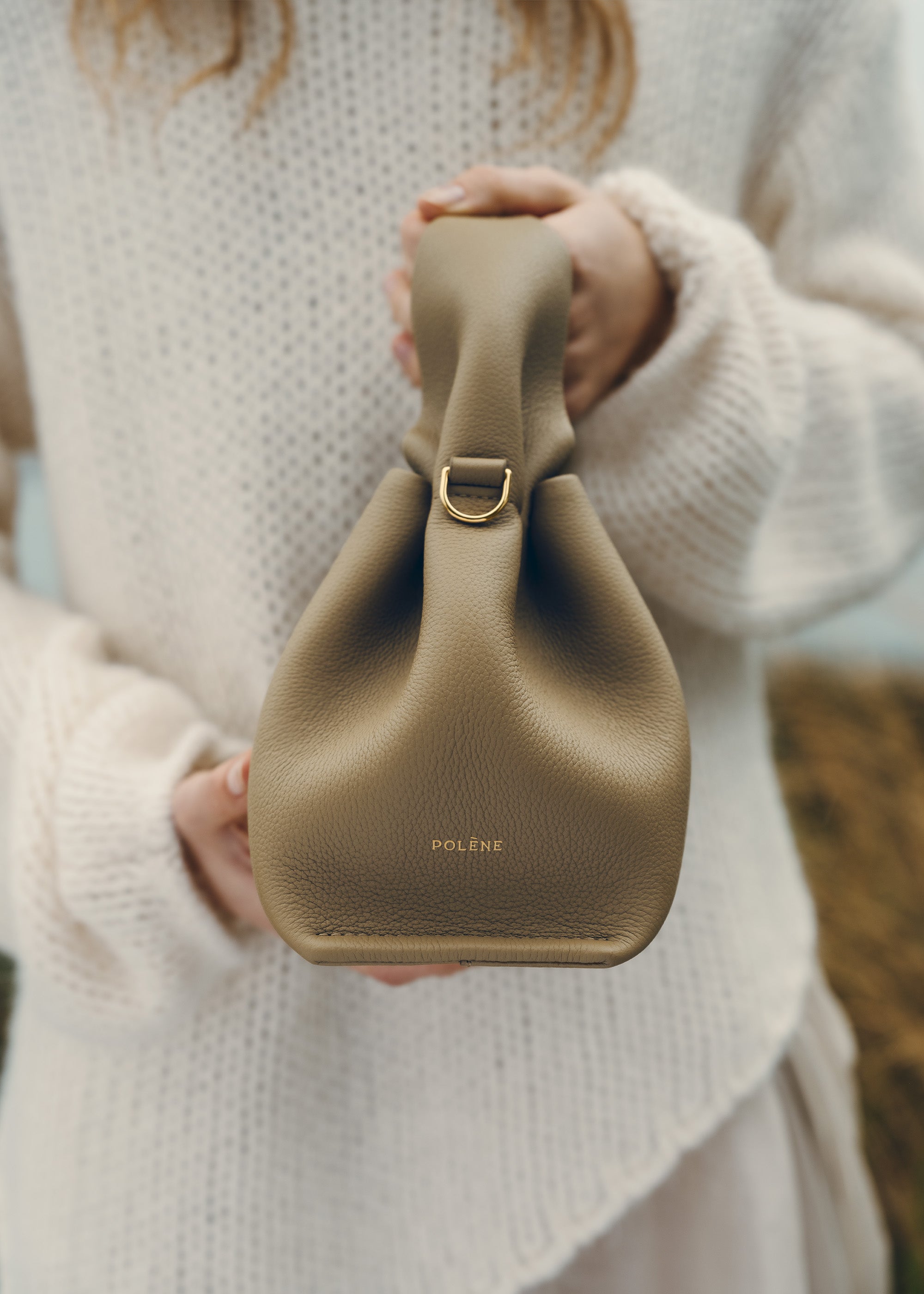 Maëlle Mini - Textured Smoky Olive