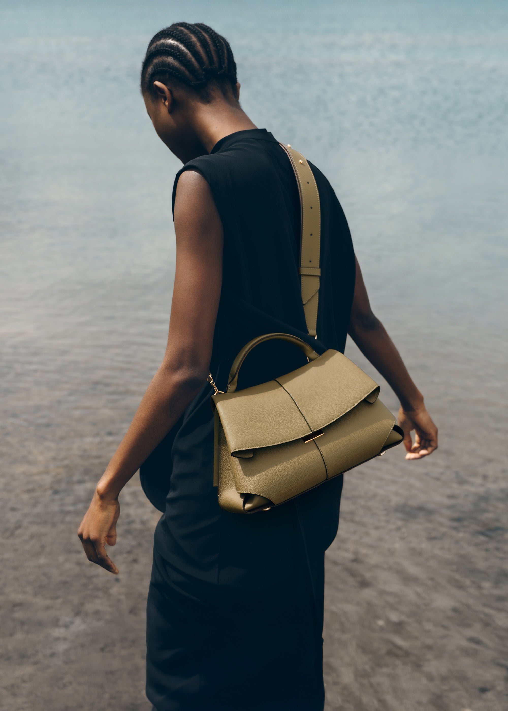 Solène - Textured Smoky Olive