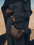 Aveline Tote Nano - Textured Ebony