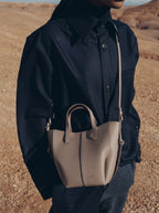 Aveline Tote Nano - Textured Taupe