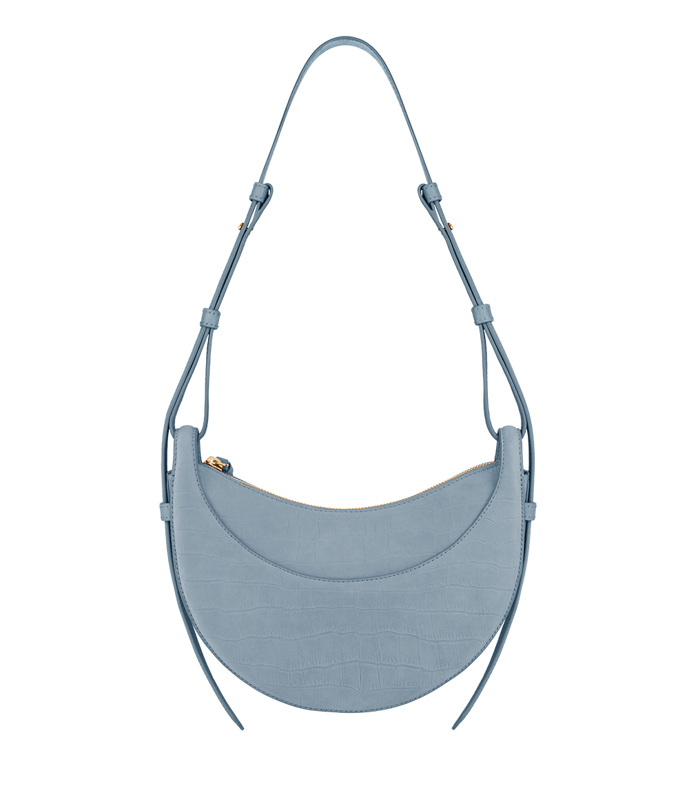 Vivienne - Crocodile Nubuck Polar