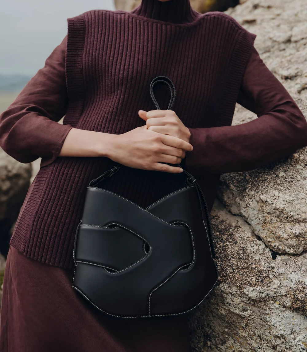 Évienne Hobo - Black Smooth